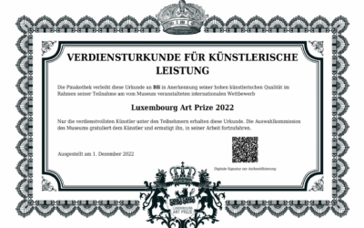 Luxembourg Art Prize 2022 würdigt BLI